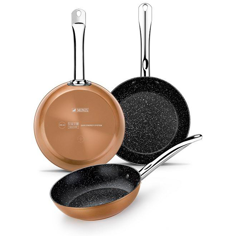SARTÉN MONIX 20 CM COPPER INDUCCIÓN COBRE 740020